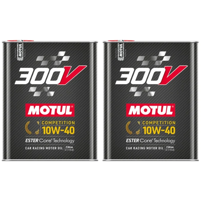 motul-300v-competetion-10w40-2-lt-2adet Motul 300V Competition 10W40 2 Lt Tam Sentetik Motor Yağı (2 Adet) - Görsel 1