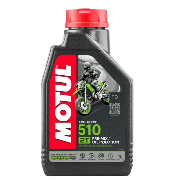 Motul 510 2T 1 Lt Motosiklet Yağı - Görsel 1