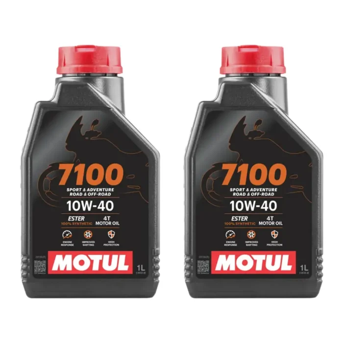 Motul 7100 4T 10W40 1 Lt Motosiklet Yağı (2 Adet) - Görsel 1