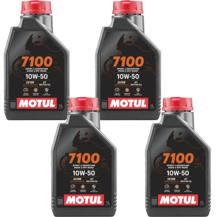 motul-7100-4t-10w50-1-lt-4adet Motul 7100 4T 10W50 1 Lt Motosiklet Yağı (4 Adet) - Görsel 1