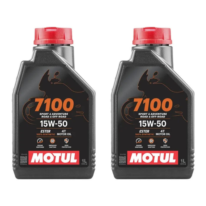 motul-7100-4t-15w50-1-lt-2adet Motul 7100 4T 15W50 1 Lt Motosiklet Yağı (2 Adet) - Görsel 1