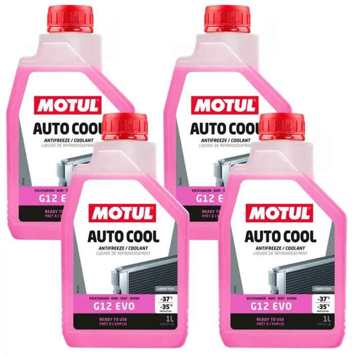 Motul Auto Cool G12 Evo 1 Lt Kırmızı Antifriz (4 Adet) - Görsel 1