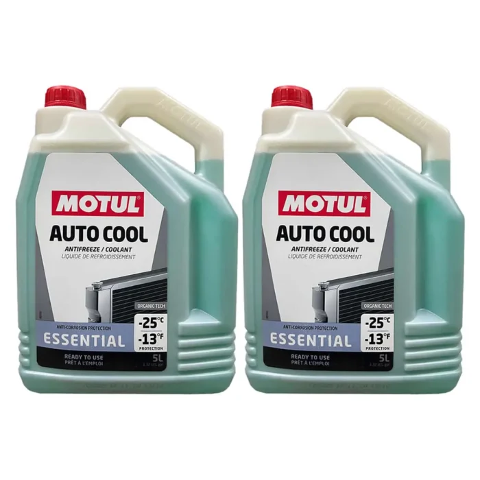 Motul Auto Cool Essential 5 Lt Yeşil Antifriz (2 Adet) - Görsel 1