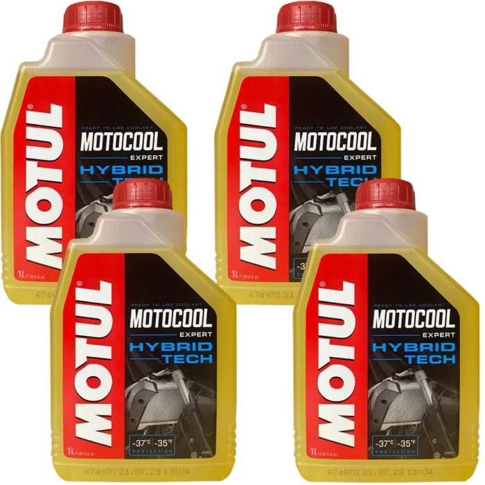 motul-motocool-expert-1-lt-4-adet Motul Motocool Expert 1 Lt Motosiklet Sarı Antifriz (4 Adet) - Görsel 1
