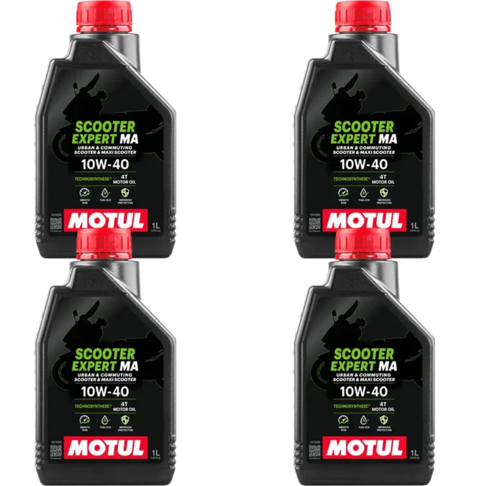Motul Scooter Expert 10W40 MA 4T 1 Lt Motosiklet Yağı (4 Adet) - Görsel 1