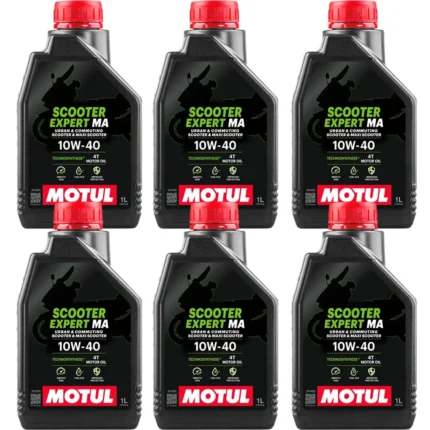 Motul Scooter Expert 10W40 MA 4T 1 Lt Motosiklet Yağı (6 Adet)