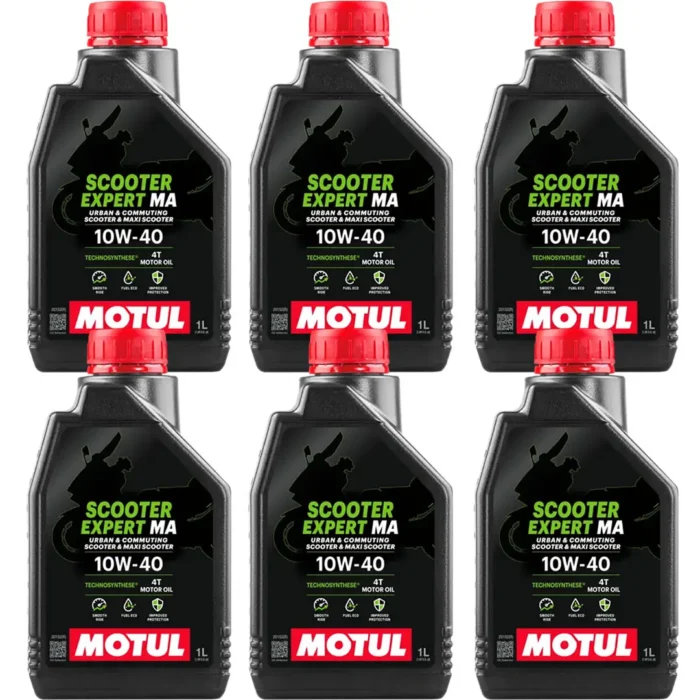 motul-scooter-expert-10w40-ma-1-lt-6adet Motul Scooter Expert 10W40 MA 4T 1 Lt Motosiklet Yağı (6 Adet) - Görsel 1