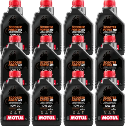 Motul Scooter Power 4T 10W30 MB 1 Lt Motosiklet Yağı (12 Adet)