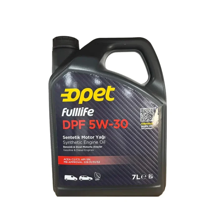 opet-fulllife-dpf-5w30 Opet Fulllife DPF 5W30 7 Lt Sentetik Motor Yağı - Görsel 1