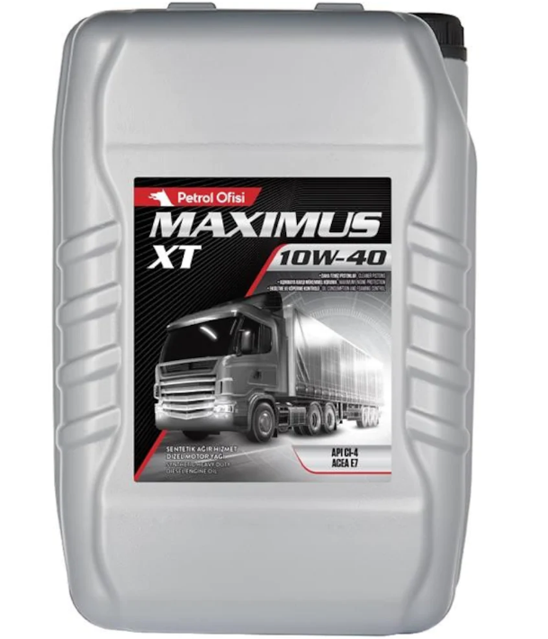 po-maximus-xt-10w-40-17-5-l-93331 Petrol Ofisi Maximus XT 10W-40 -20 Litre Motor Yağı - Görsel 1