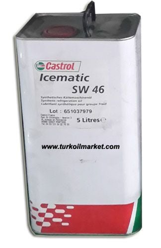 Castrol İcematic SW 46 - 5 Lt Kompresör Yağı