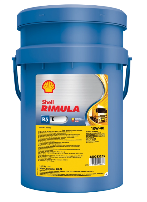 r5e Shell Rimula R5 E 10W-40 - 20 Litre Motor Yağı - Görsel 1