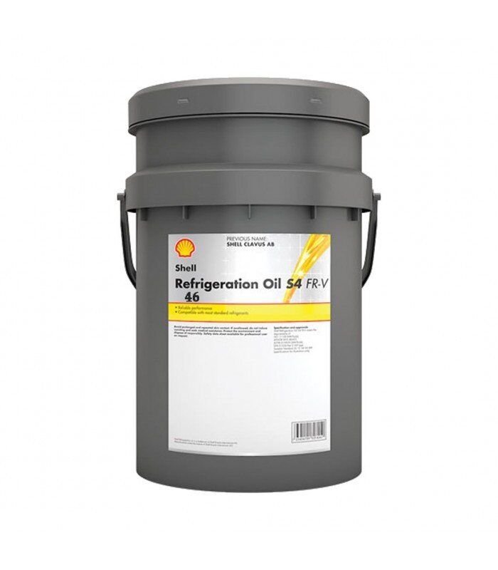 shell-refrigeration-oil-s4-fr-v-46-20-lt-95314 Shell Refrigeration Oil S4 FR-V 46 - 20 Litre Kompresör Yağı - Görsel 1