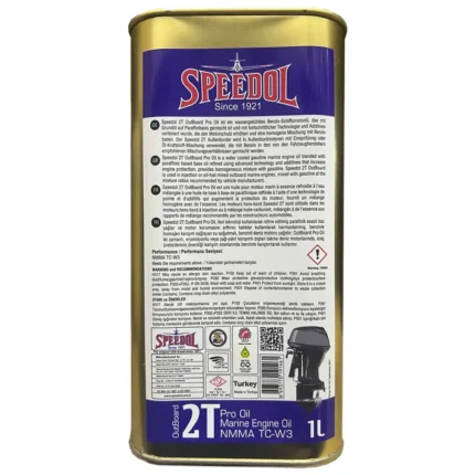 Speedol Marine Outboard 2T 1 Lt Tekne Motor Yağı