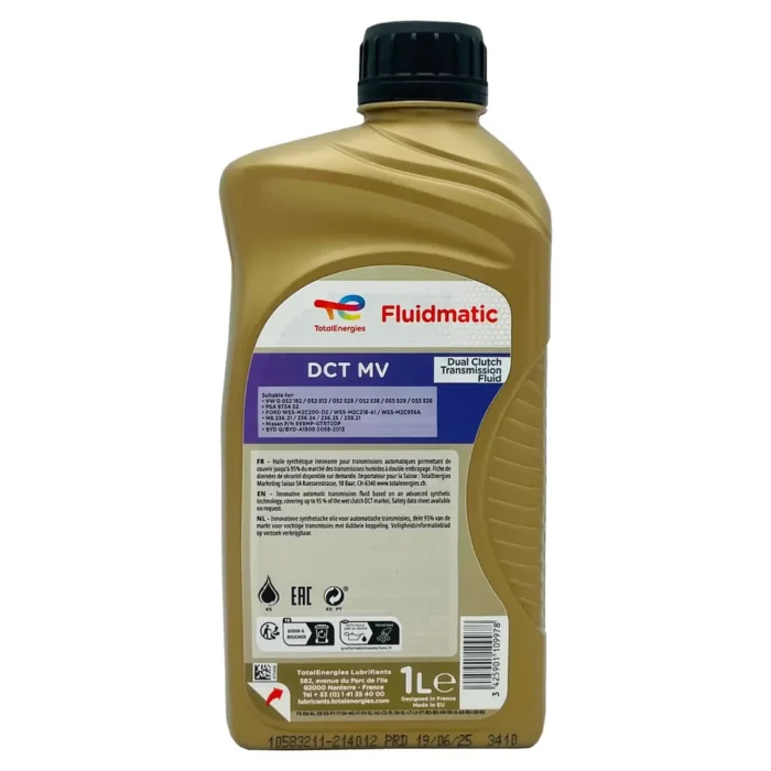 Total Fluidmatic DCT MV 1 Lt DSG Şanzıman Yağı - Görsel 3