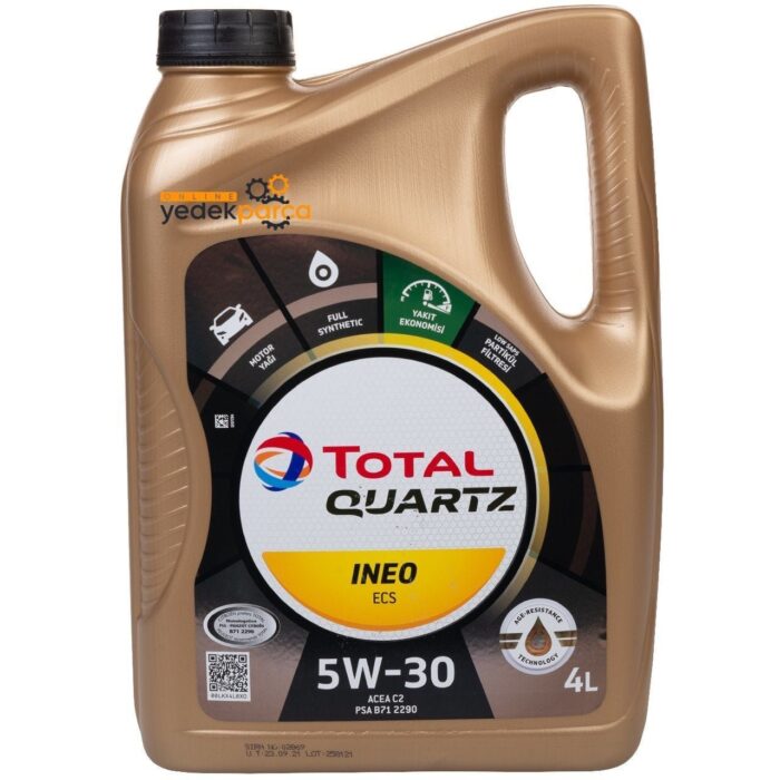 Total Quartz INEO ECS 5W-30 - 4 Litre Motor Yağı - Görsel 4