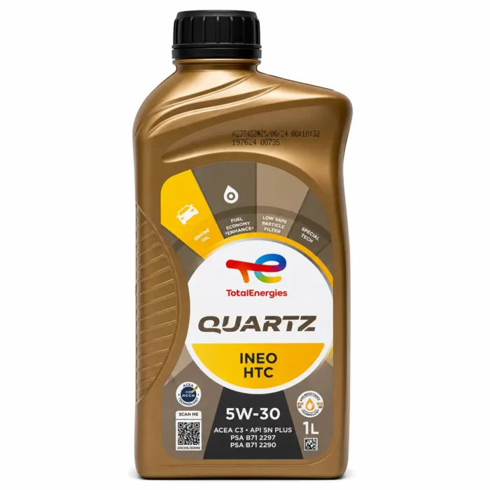 Total Quartz Ineo Htc 5W30 1 Lt Partiküllü Motor Yağı - Görsel 1