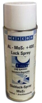 Weicon AL-MOS2 +400°C Yüksek Basınç ve Sıcaklığa Dayanıklı Kuru Yağlama Spreyi - 400 ml - Görsel 2