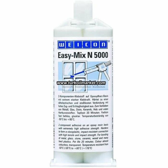 Weicon Easy Mix N 5000 - Epoxy Yapıştırıcı 50 gr - Görsel 4