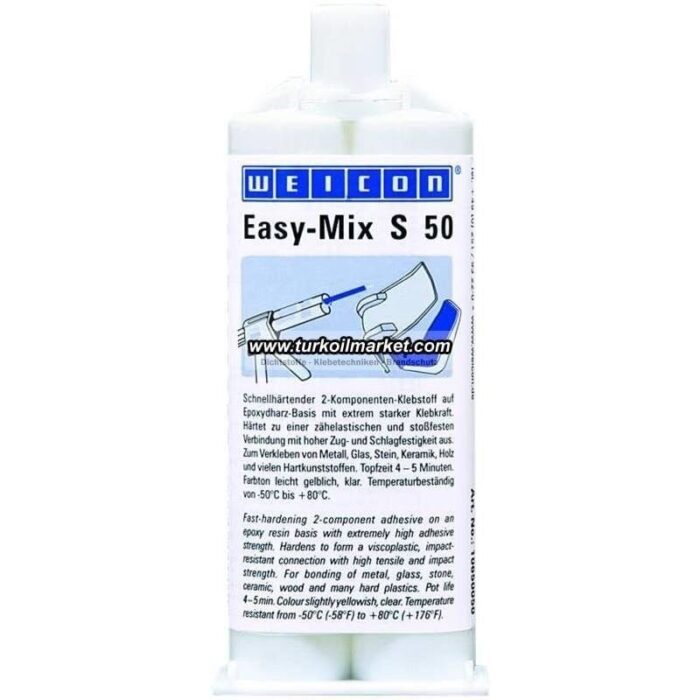 Weicon Easy Mix S 50 - Epoxy Yapıştırıcı 50 gr - Görsel 5