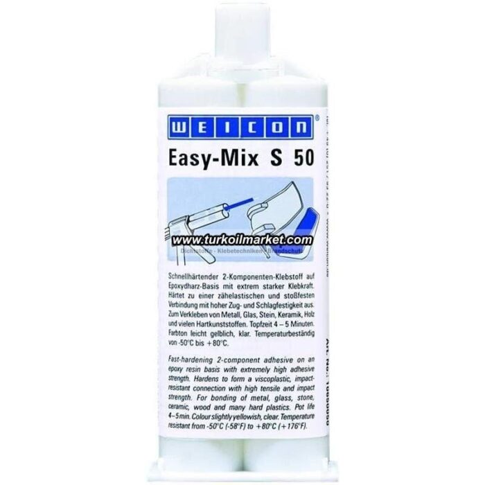 Weicon Easy Mix S 50 - Epoxy Yapıştırıcı 50 gr - Görsel 8