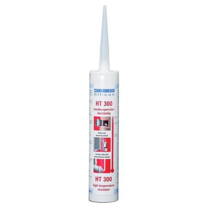 Weicon HT 300 - Kırmızı Yüksek Sıcaklık Silikonu 310 ml - Görsel 2